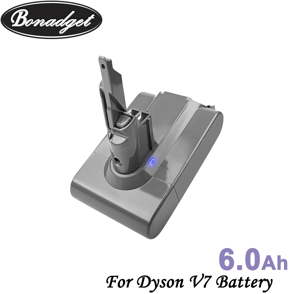 Литий ионные сменные батареи V7 Bonadget 21 6 в 6000 мАч для пылесоса Dyson 225403 заряжаемый