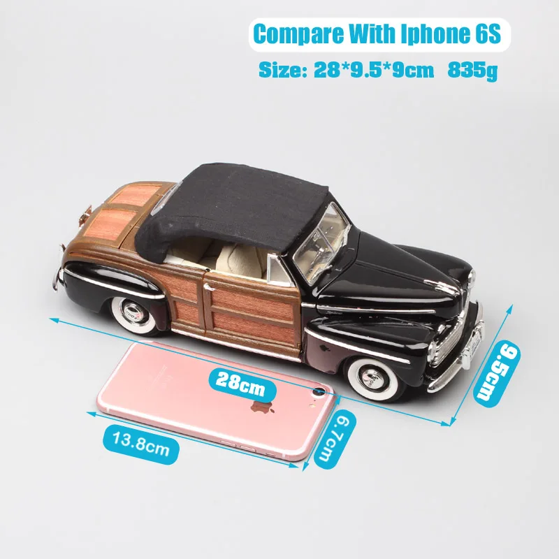 Классический масштаб 1:18 1946 Ford Sportsman woody Конвертируемые Diecasts& Toy Vehicles модели автомобилей игрушки реплики детские подарки