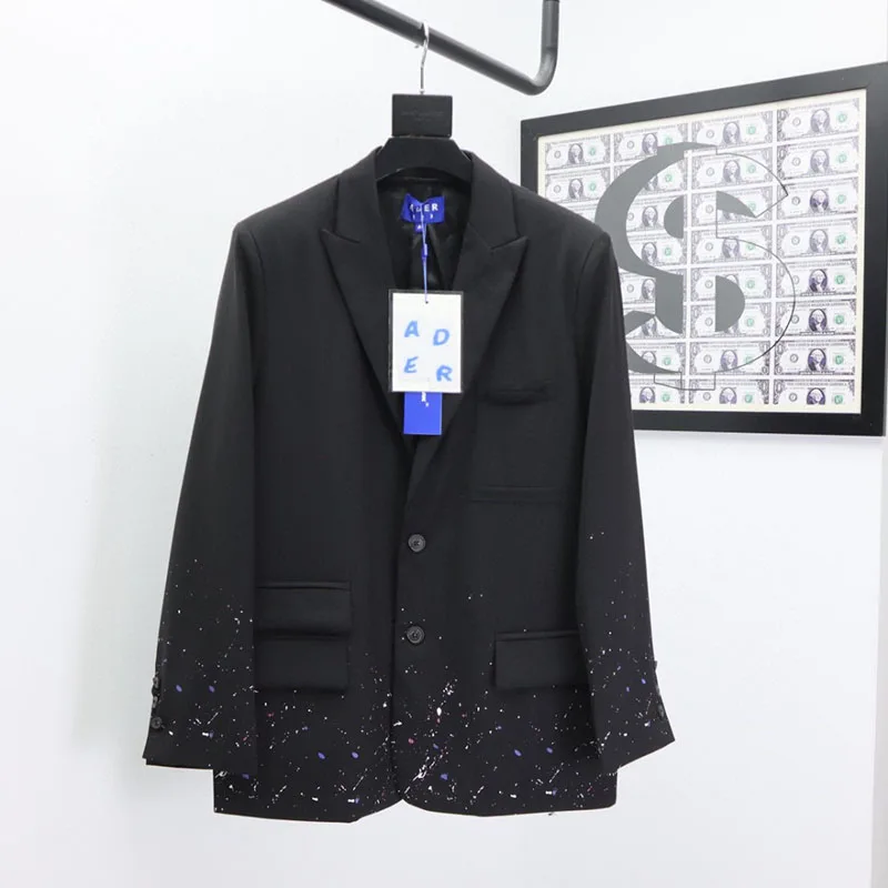 

Adererror Suit Men Women Hem Full Spacecraft Logo Ader Error Blazer Asian Adererror Vader Blazers Outerwear Coats Z-Stitch