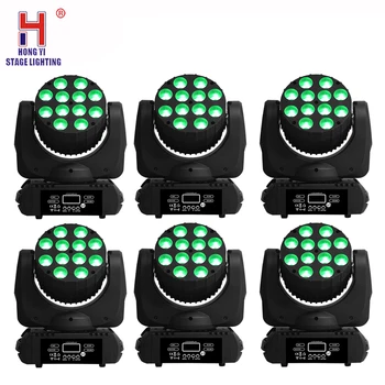 

Stage lights 4in1 RGBW 12x12w led moving head beam with stage wash light disco dj event 8pcs/lot