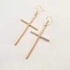 2022 New Vintage Big Cross Long Earrings for Women Simple Cross Drop Earrings Jewelry Girl Party Wedding Birthday Bijoux Gift ► Photo 1/6