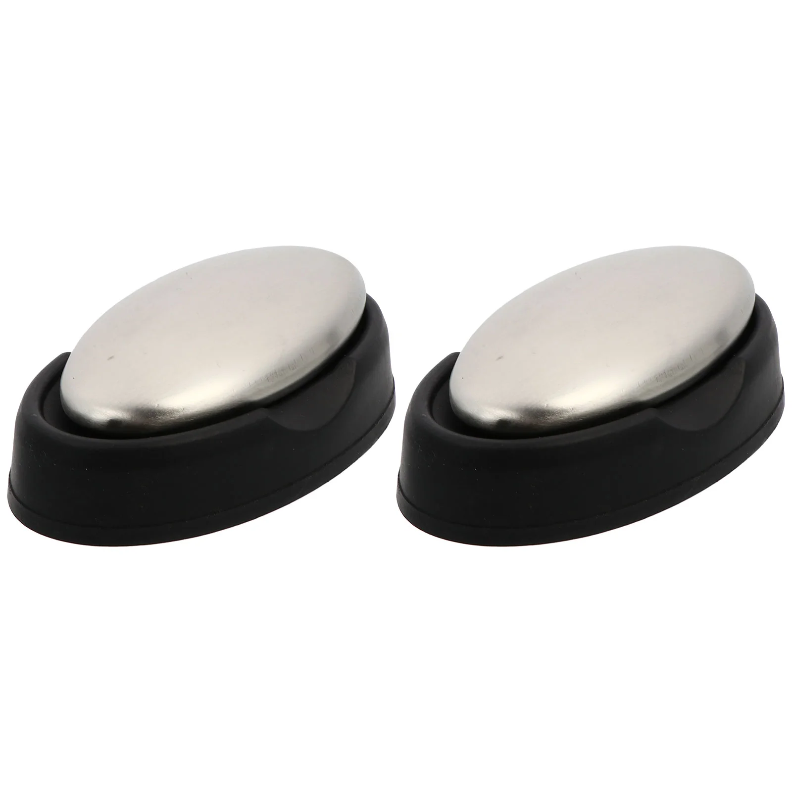 2 Set Metal Soap Odor Remover Bar Deodorant Stainless Steel Soap with
