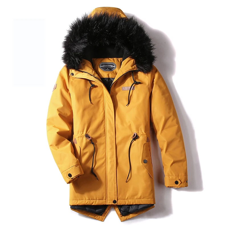  Chaqueta de esquí impermeable de invierno para hombres y mujeres gruesa abrigo de algodón con calef