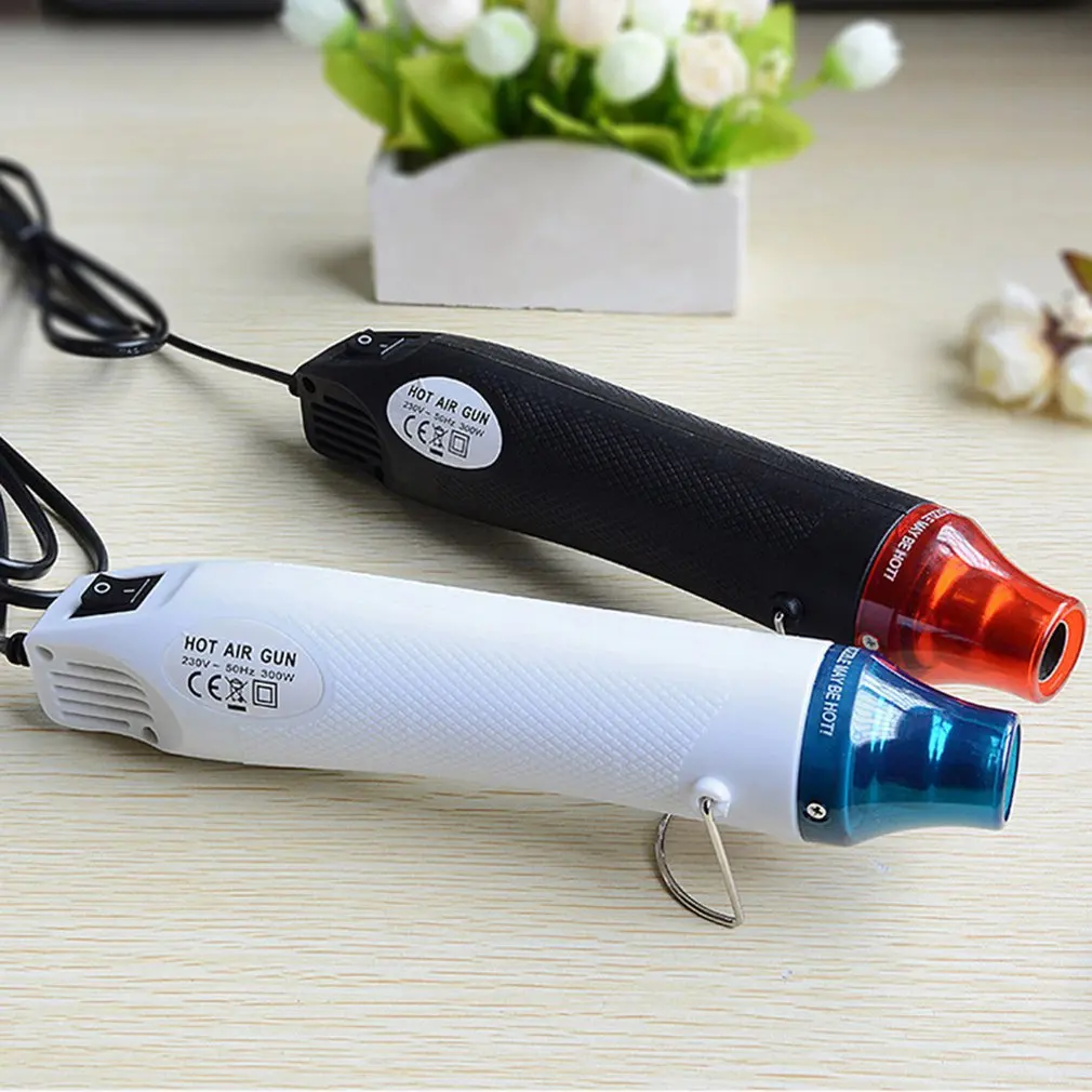Mini pistola de aire caliente termostato, pistola de aire caliente, soplador de soldadura, herramienta eléctrica de reparación térmica de teléfono, pistola de soldadura con enchufe para EE. UU./UE/Reino Unido