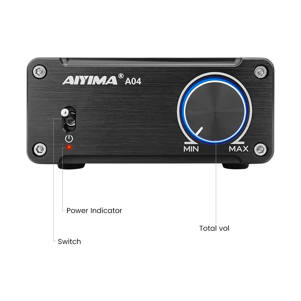 US $46.12 AIYIMA TPA3251 Digital Power Amplifier Home Theater Portable Audio HIFI Mini Amp NE5532 175Wx2 Super TDA7498ETPA3116