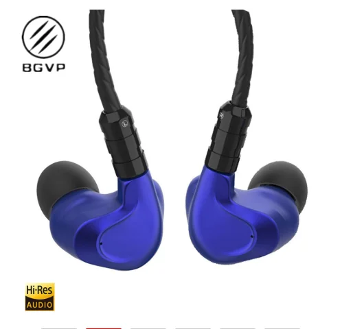 BGVP диметилглицын 2DD+ 4BA драйверов híbridos en la ореха auriculares Металл монитор высокое fidelidad с аудио кабелем MMCX десмон