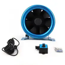 8in канальный вентилятор Регулируемый контроллер для гостиничных комнат 75 Вт 3800 об/мин 1205 м/ч 710CFM AC220V