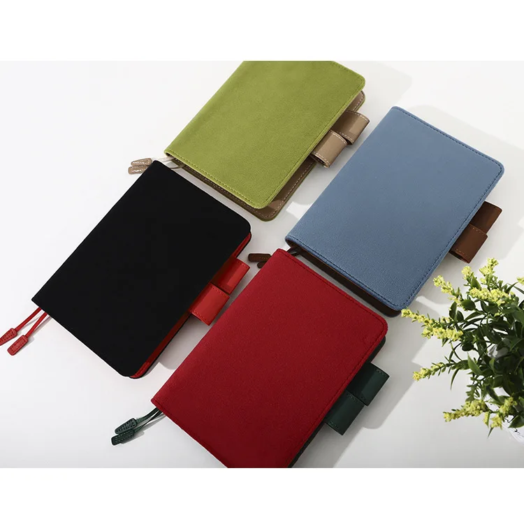 

2020 New Cute Japanese Style Pure Color Soft Journal Cover A5 A6 Hobo Fashion Fitted Cover For Standard A5/A6 Insert Paper Book