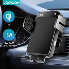 

Wireless Car Charger Mount 15W Qi Fast Charging Auto-Clamping Air Vent Auto-Alignment Car Phone Holder For iPhone 12 pro Galaxy