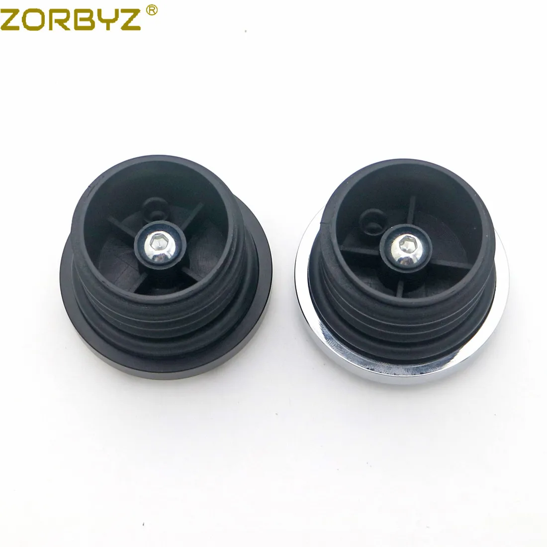 ZORBYZ черный/хром CNC Edge Cut вентилируемый газовый бак крышка топливная Крышка для Harley Sportster XL 883 Dyna Touring