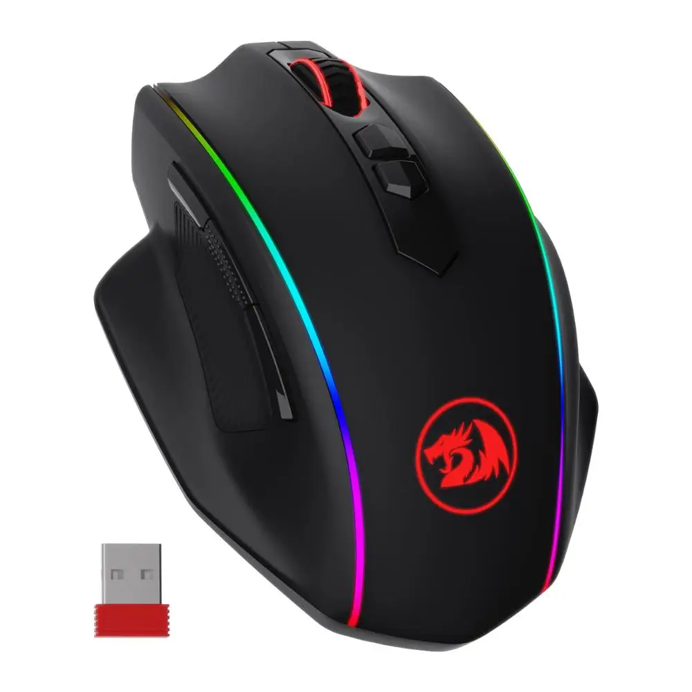 Беспроводная игровая мышь Redragon M686 VAMPIRE ELITE 16000 DPI с профессиональным сенсором RGB
