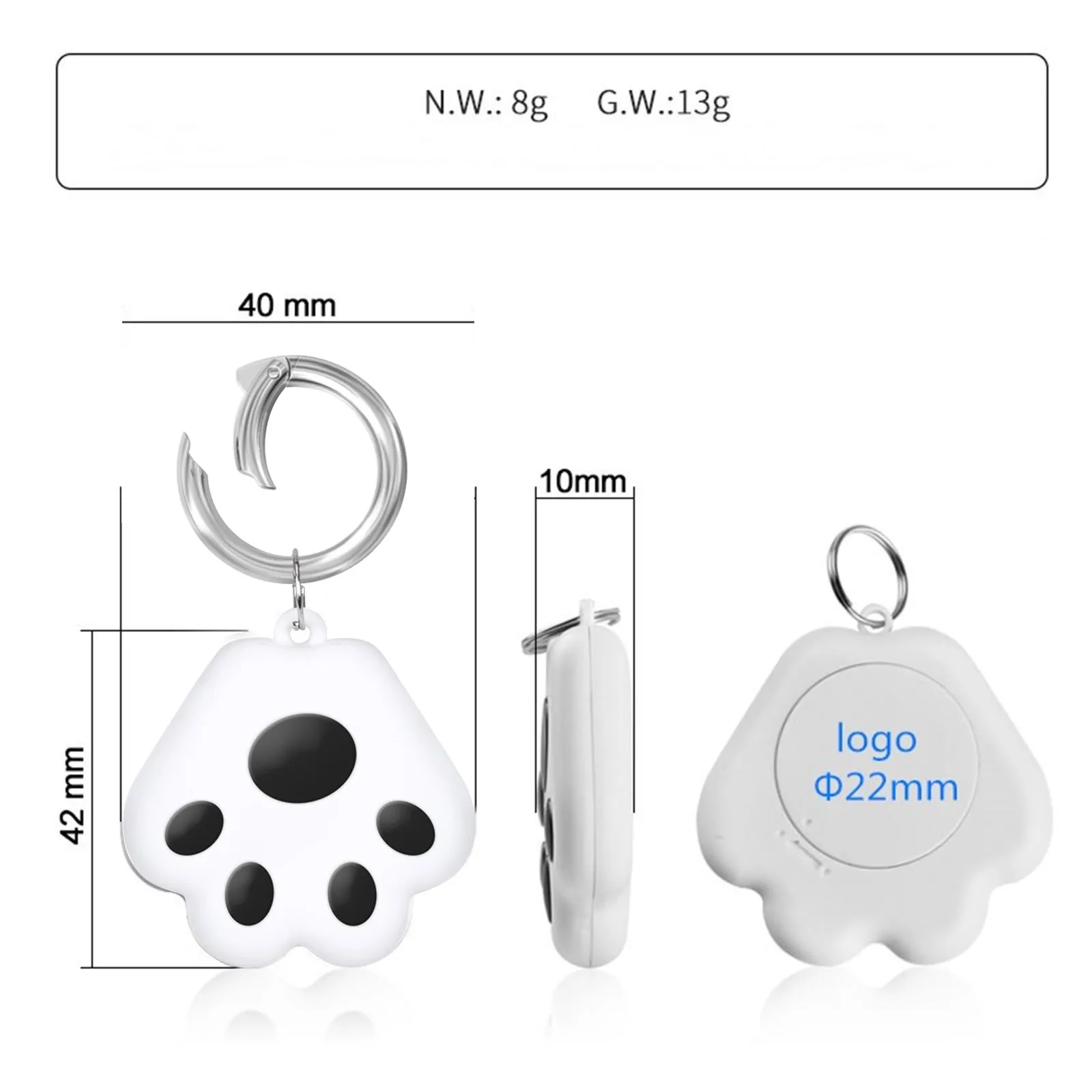 Tracker Key Finder Smart Anti-Lost Device Waterproof GPS Locator Keyfinder Localizado Alarm For Kids Pet Dog Cat Wallet Ba