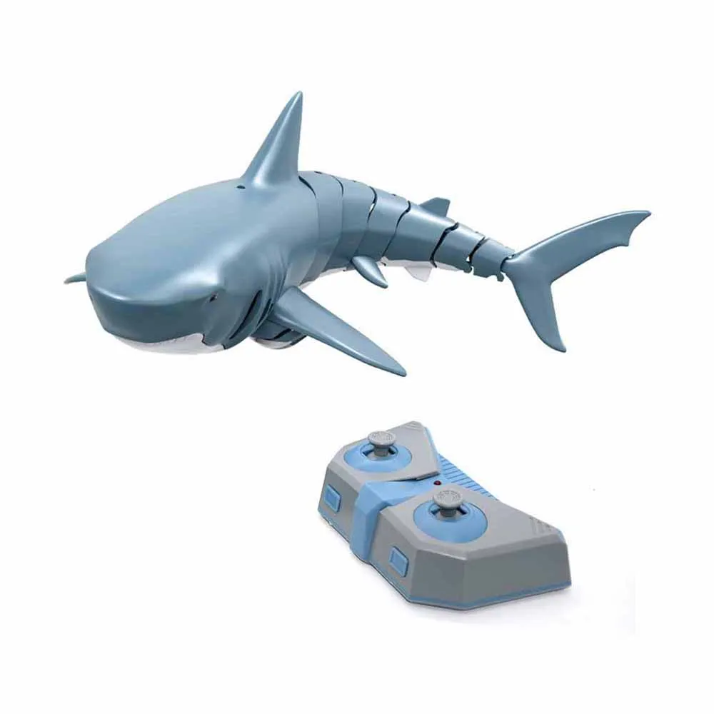 RC игрушка с дистанционным управлением Акула лодка 2 4G Моделирование животное