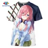 The Quintessential Quintuplets Print Anime Girl Nakano Miku T-Shirt Summer Casual Men's T Shirts Fashion Funny Short Sleeve Tees ► Photo 2/6