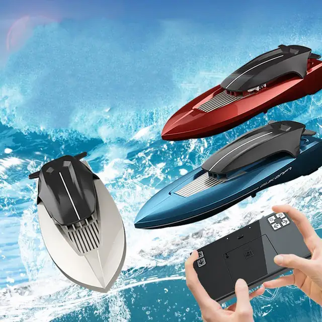 Navigation Model Toy Speedboat Design Remote Control 2.4G Electric RC Boat Model Water Toys for Children Gift 1
