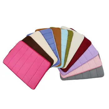 

2020 Thickened Coral Carpet Short Velvet Vertical Non-Slip BackBathroom Carpet Memory Foam Soft Bath Mat Door Kitchen Rugs