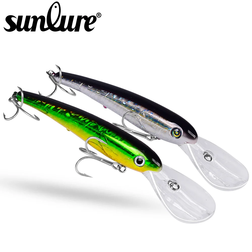 1pc Fishing lure With 2/0 # Hook Bait Exported to Usa Market 3D 10 color 41g/20cm High Quality Tackle | Спорт и развлечения