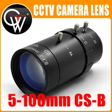 HD 5-100 мм CS F1.6 объектив 1/" варифокальный зум Ручной Ирис зум объектив для камеры видеонаблюдения-B