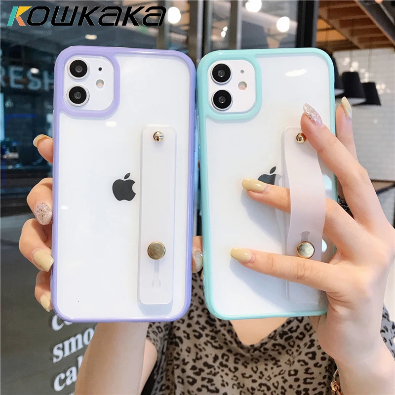Милый браслет держатель телефона чехол для iPhone 11 Pro Max 12 XR XS X 7 8 плюс Мини SE 2020