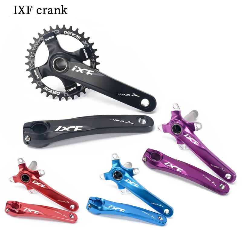 Набор рукоятки велосипеда IXF 104 BCD CNC рукоятка MTB/дорожный велосипед Цвет рукоятка с BB рукоятка для езды на велосипеде аксессуары|Шатун и передняя звездочка велосипеда| | АлиЭкспресс