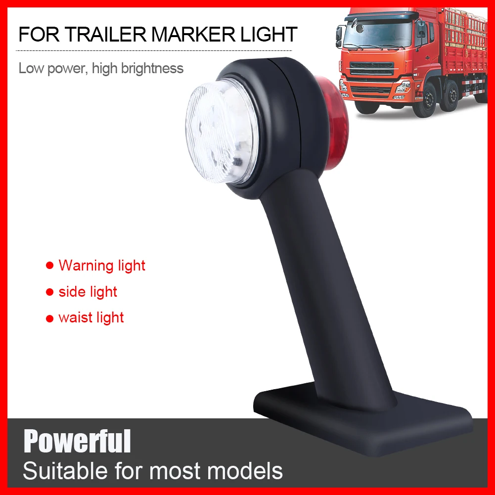 Vehemo 5 Вт DC12V 24 в грузовик поясной фонарь прицеп задний фонарь двухстороннее освещение грузовик боковой свет лампа освещение общий