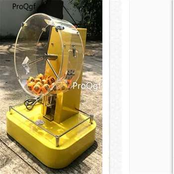

ProQgf 1Pcs A Set 40*52cm electric Party Use Lottery Machine with 20pcs random color ball