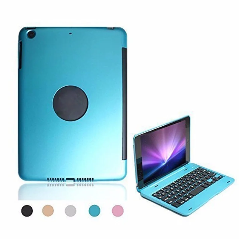 Тонкий беспроводной Bluetooth клавиатура Фолио Смарт-Чехол подставка чехол для Apple Ipad Mini 1 2 3 4