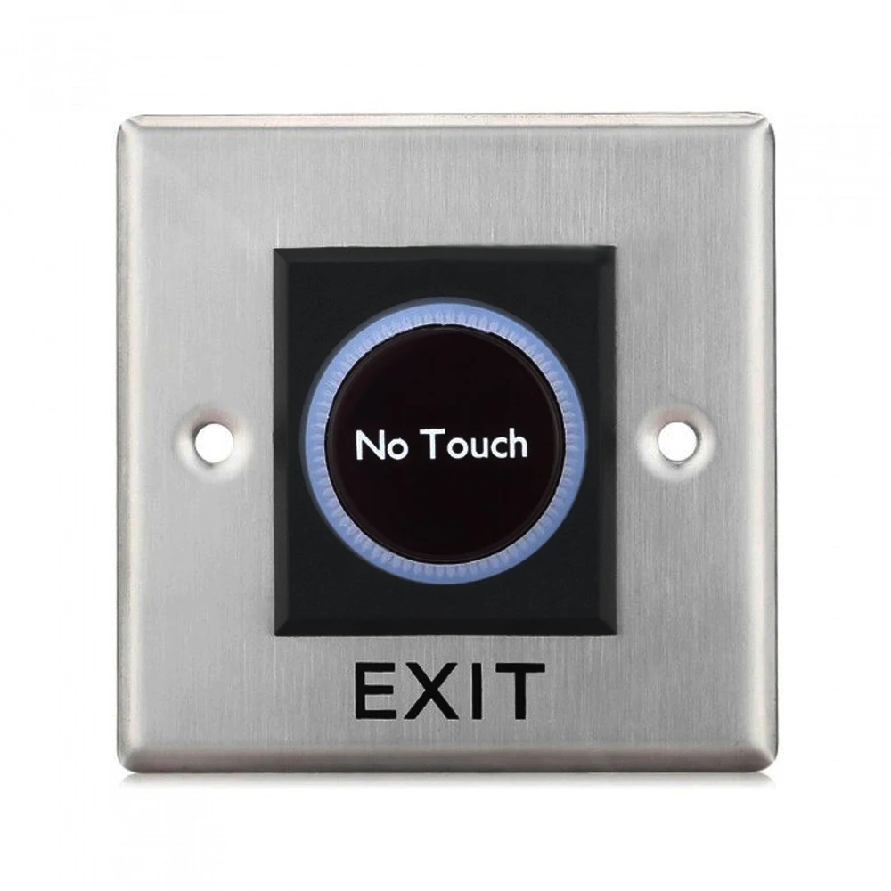 Infrared Sensor Switch No Touch Contactless Door Release Exit Button with LED In