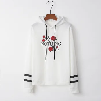 

Double ring Flower 2020 New Design Hot Sale Hoodies Sweatshirts Women Casual Kawaii Harajuku Sweat Girls European Tops Korean