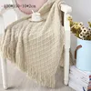 Nordic Knitted Throw Thread Blanket