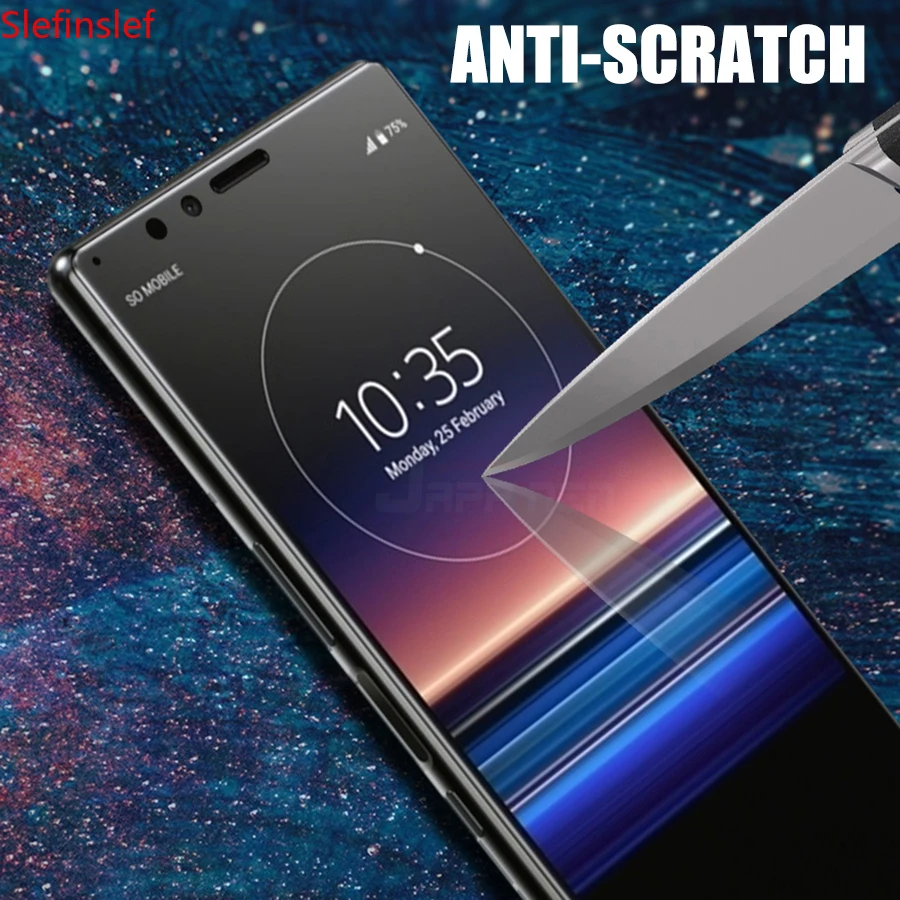 20D 3D изогнутое полное покрытие протектор экрана закаленное стекло для sony Xperia 1 XZ4 XZ3 XZ2 XZ1 Compact XZ Premium XA2 Ultra 10 Plus