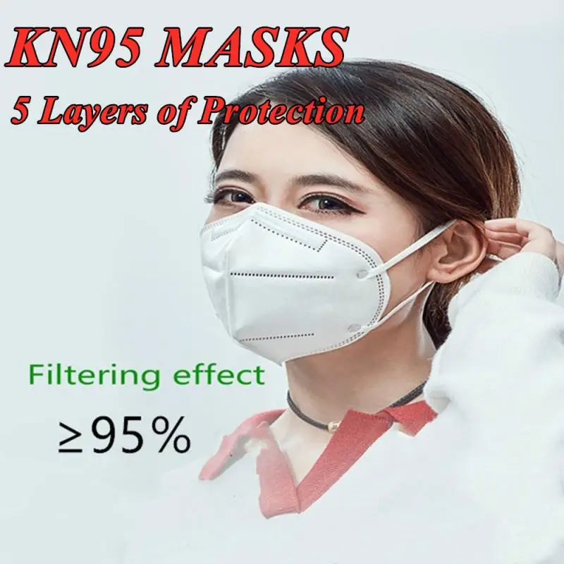 

Reusable KN95 Mask - Valved Face Mask N95 Protection Face Mask FFP1 FFP2 FFP3 Mouth Cover Pm2.5 Dust Masks 5 Layers Filter