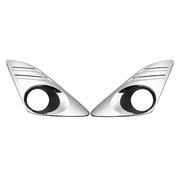 

Car Chrome Front Bumper Fog Lamp Light Cover Trim for Toyota Camry 2012-2014 US