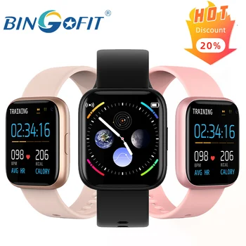 

BingoFit P6 Smart watch Men Women Heart Rate Monitor Original Sport Smart Bracelet Bluetooth Notification Push for Android IOS