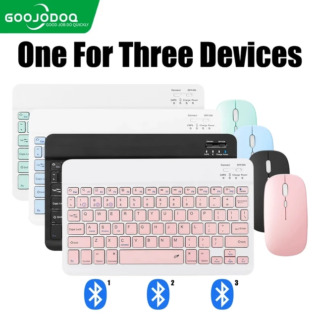 Tablet Wireless Keyboard For iPad Pro 2020 11 12.9 10.5 Teclado Bluetooth  Keyboard Mouse For iPad 8th 7th Android IOS Windows