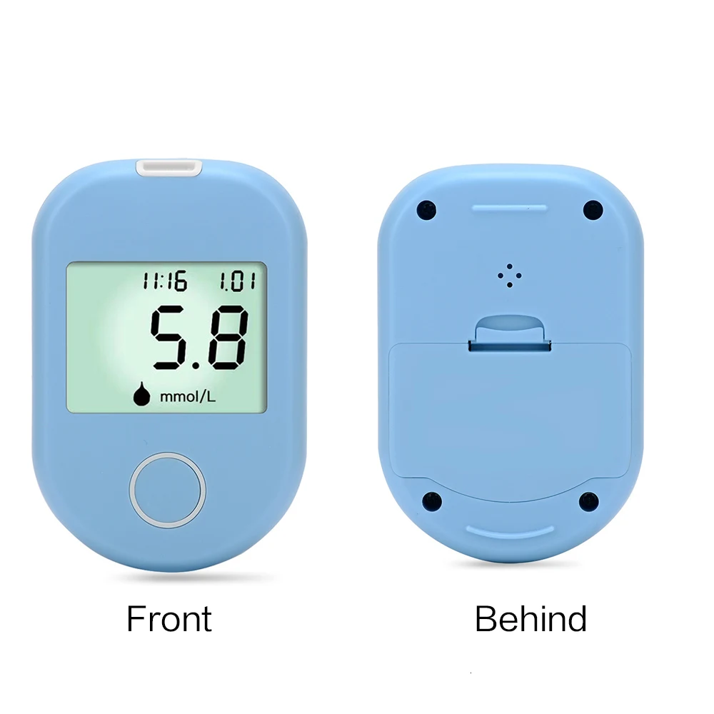 Медицинский Прибор глюкометр для измерения уровня сахара в крови с диабетические тестовые полоски для диабета глюкометро