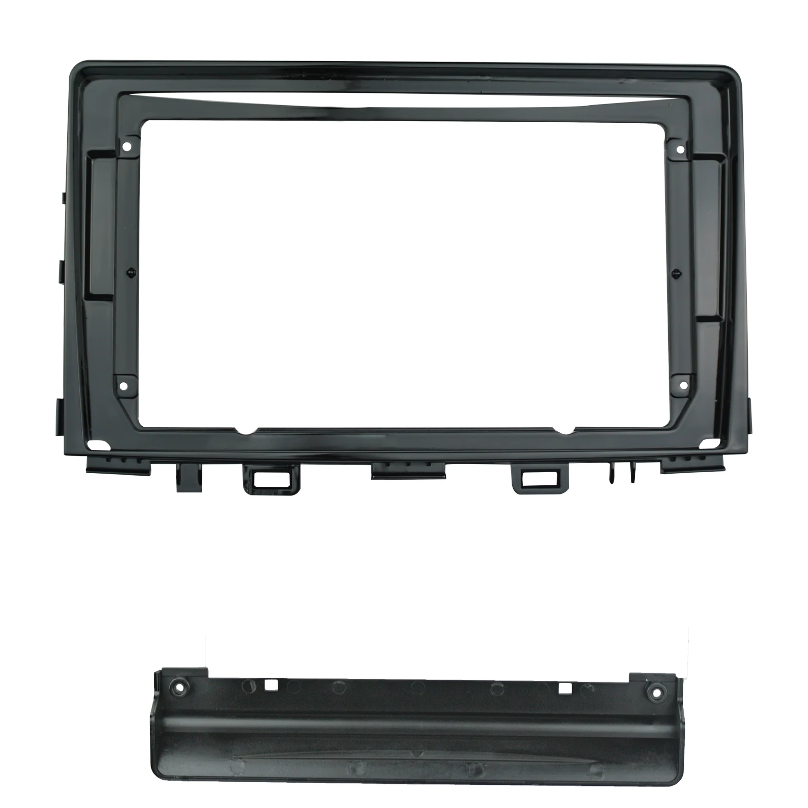 9 дюймов автомобильный радиоприемник для KIA RIO5- Fascias Замена 2Din автомобильный dvd рамка панель в-тире монтажный комплект - Название цвета: only frame