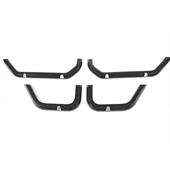 

ABS Car Interior Door Storage Box Net String Bag Net Decoration Strips Cover for Jeep Wrangler JL 2018 Up Car Accessories