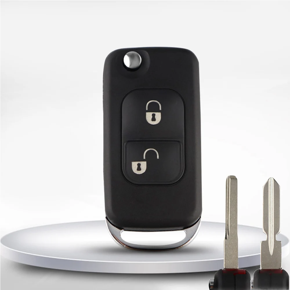YIQIXIN 2 pulsante nuovo per Mercedes Benz SLK E113 A C E S W168 W202 W203 B200 A160 W124 chiave dell'automobile A distanza Shell Cover Case Flip - H307b47d0911048338b10ff9d253bc356Q