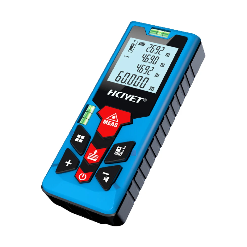 Mileseey S2 40M Laser Distance Meter Rangefinder Measuring Blue Accuracy 2mm Maximum Area/volume Tester Tool