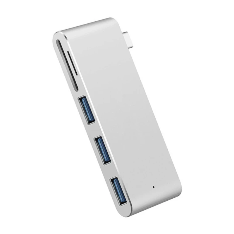 5 в 1 USB 3,1 type C концентратор адаптер USB 3,0 порты SD TF кард-ридер для MacBook H7ED