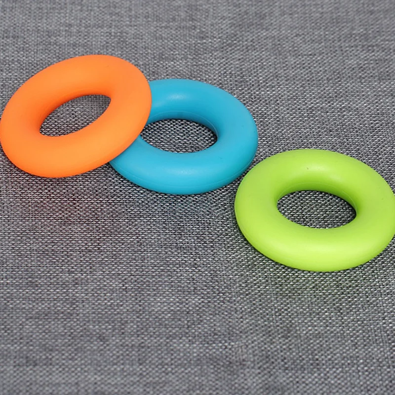Small Grip Ring O-Shaped Finger Force Palm Exercise Grip Ring Daily Silicone Fitness Products