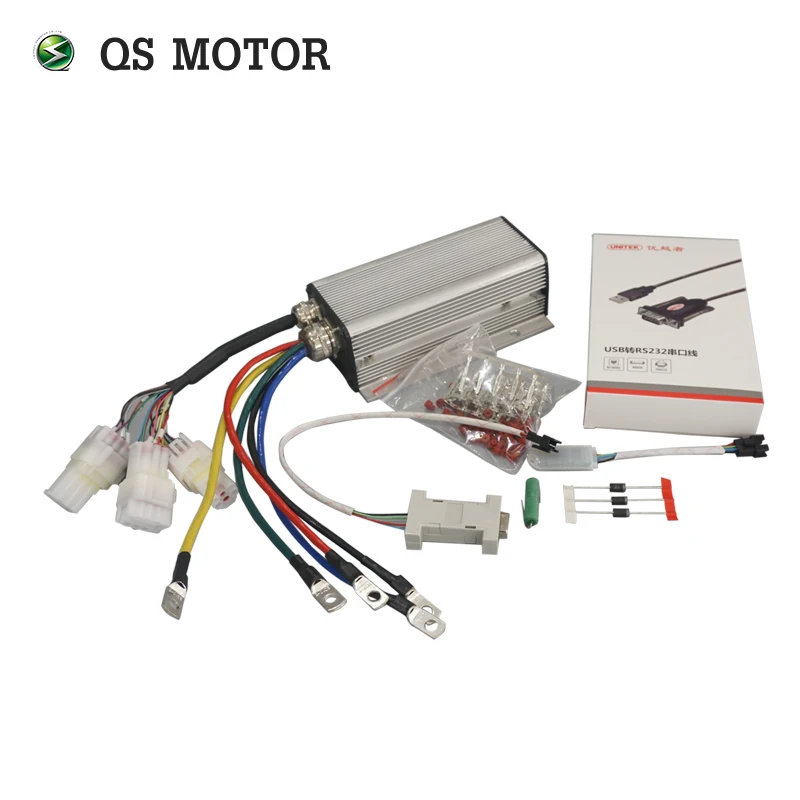 Мотор QS 2000w 12 дюймов 260 V1 48/60V/72V 60 70KPH электрический самокат бесщеточный мотор