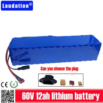 

60V 12AH electric bike 60v 12ah battery 18650 rechargeable battery pack 16S 4P built-in 30A BMS For electric bicycles