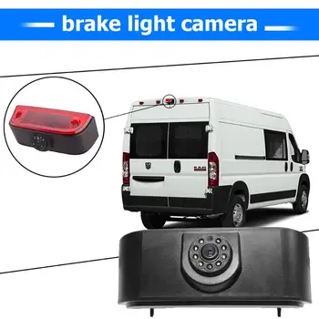 

Third 3rd Brake Light Rear View Parking Camera Waterproof 8 LED IR Night Vision Reverse Backup Camera for Nissan NV200 2010-2017