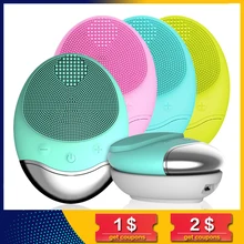 Электрическая Очищающая щетка для лица, анион, импортная Беспроводная щетка для чистки пор, очищающая, против старения, морщин, очищающее средство для лица