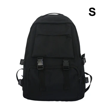 

Fashion Rucksack Solid Color BackpackCasual College Daypack for Teenager Girls