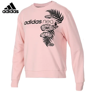 

Original Adidas W OS EMBRD SWT Womens Long Sleeves T-shirt Polyester Sweatshirt DW9272