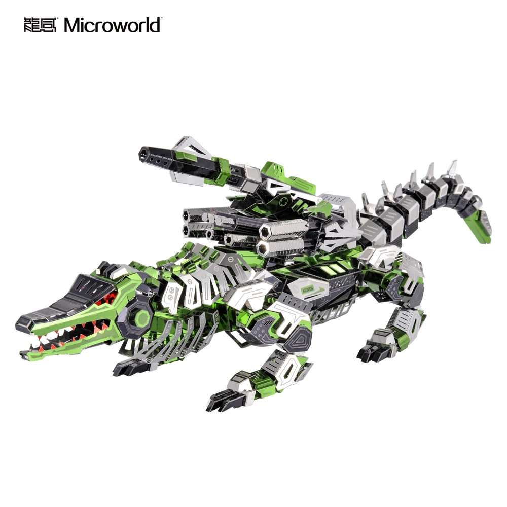 ММЗ модель Microworld 3D Металл болотный gavial DIY сборные модели наборы собрать головоломки игрушки для взрослых подарок