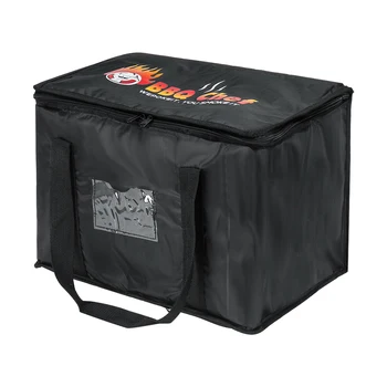 

Pizza Takeaway Grocery Thermal Insulation Large Lunch Food Delivery Bag Restaurant Ice Pack Portable Picnic Waterproof Folding